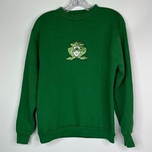 Vintage Russell Athletic Portland Frog Green Crewneck Sweatshirt Medium